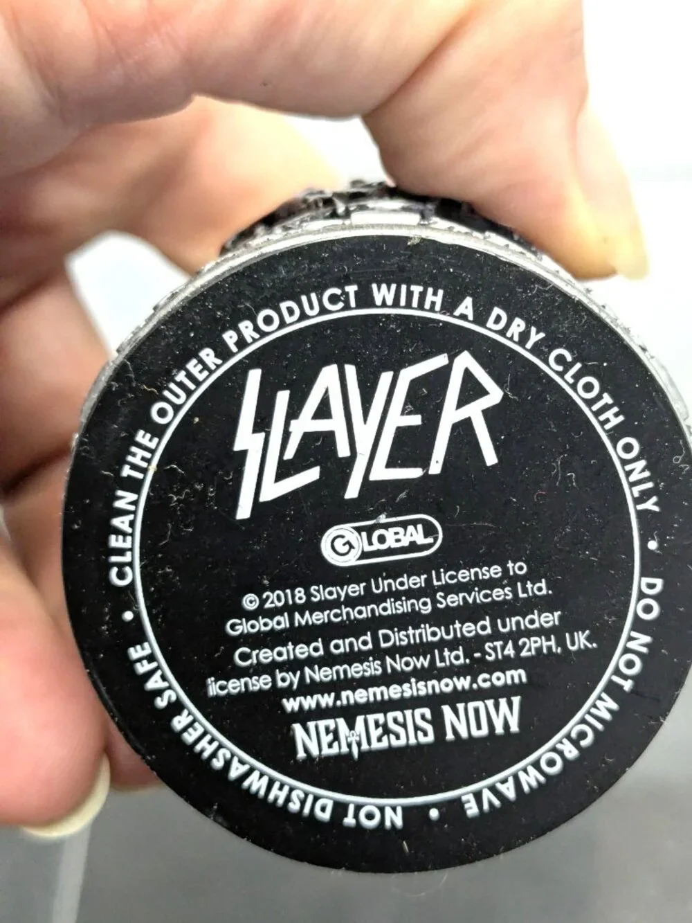 Slayer Eagle Shot Glass Resin Exterior Stainless Steel Insert 4 